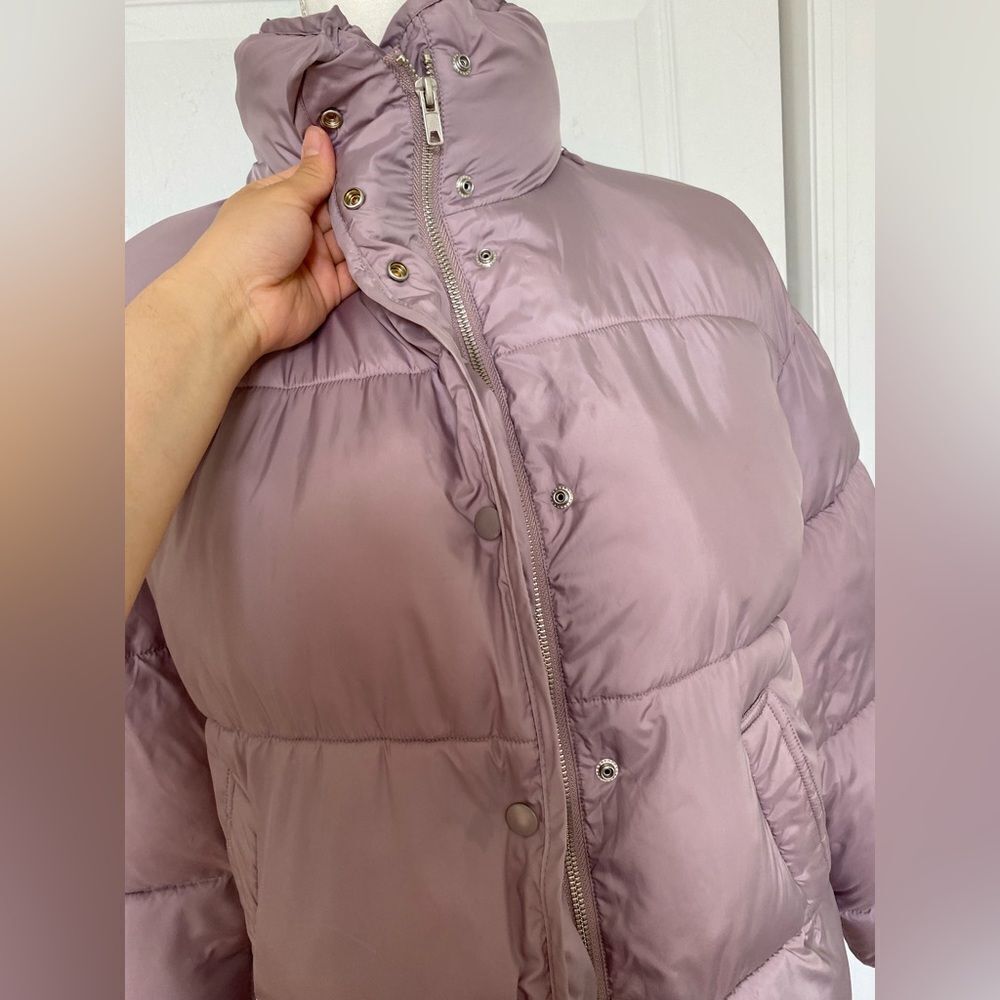 Zara Pastel  Light Lilac Puffer Jacket - Picture 9 of 14